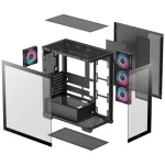 DeepCool Midi - CG580 4F - Fekete - R-CG580-BKADA4-G-1