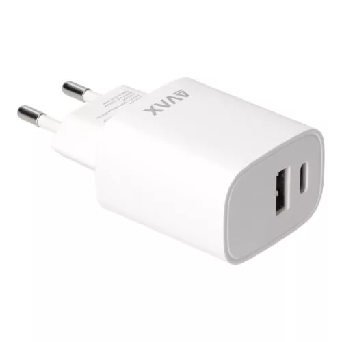 AVAX CH320 SPEEDY USB-A + USB-C 20W hálózati töltő