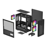 DeepCool Micro - CH360 DIGITAL - Fekete - R-CH360-BKAPE3D-G-1