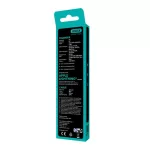 AVAX CH6416 30W GaN töltő és USBC-Lightning szilikon kábel szett, világoskék
