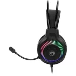 MARVO Loot 40 billentyűzet+egér+egérpad+fejhallgató combo - Fekete - UK /Membrán/