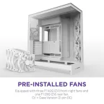 NZXT Midi - H9 Flow (2025) - Matt fehér - CM-H92FW-01