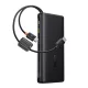 Baseus EnerFill FC41 gyorstöltő powerbank 25000 mAh 145W, beépített 2×USB Type-C kábel, fekete