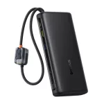 Baseus EnerFill FC41 gyorstöltő powerbank 25000 mAh 145W, beépített 2×USB Type-C kábel, fekete