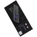 AVAX FS01 Full size mechanikus vezetékes alumínium billentyűzet Outemu piros switch, magyar kiosztás - Dobozsérült