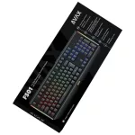 AVAX FS01 Full size mechanikus vezetékes alumínium billentyűzet Outemu piros switch, magyar kiosztás