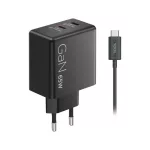 Lenovo Dual USB-C 65W GaN Charger - Black