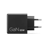 Lenovo Dual USB-C 65W GaN Charger - Black