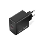 Lenovo Dual USB-C 65W GaN Charger - Black