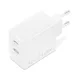 Lenovo Dual USB-C 65W GaN Charger - White
