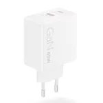 Lenovo Dual USB-C 65W GaN Charger - White