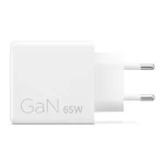 Lenovo Dual USB-C 65W GaN Charger - White