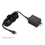 Lenovo GaN Nano 65W Adapter - G0A6GN65EU - Black