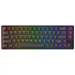 AVAX GM01 PRO 65% RGB tri-mode mechanikus billentyűzet Gateron barna switch, magyar kiosztás