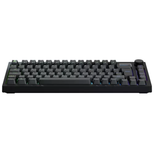 AVAX GM02 75% Gasket RGB mechanikus vezetékes billentyűzet Outemu barna switch, magyar kiosztás