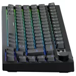 AVAX GM02 75% Gasket RGB mechanikus vezetékes billentyűzet Outemu piros switch, magyar kiosztás