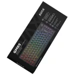 AVAX GM02 75% Gasket RGB mechanikus vezetékes billentyűzet Outemu piros switch, magyar kiosztás