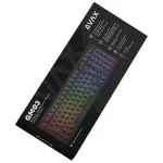AVAX GM03 98% Gasket RGB mechanikus vezetékes billentyűzet Outemu piros switch, magyar kiosztás