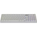 AVAX GM03 PRO Fehér 98% Gasket RGB tri-mode mechanikus billentyűzet Gateron sárga switch, magyar kiosztás