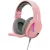 MARVO Tactic 40 vezetékes fejhallgató - rózsaszín - RGB világítás