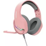 MARVO Tactic 40 vezetékes fejhallgató - rózsaszín - RGB világítás
