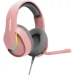 MARVO Tactic 40 vezetékes fejhallgató - rózsaszín - RGB világítás