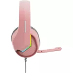 MARVO Tactic 40 vezetékes fejhallgató - rózsaszín - RGB világítás