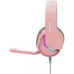 MARVO Tactic 40 vezetékes fejhallgató - rózsaszín - RGB világítás