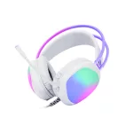 MARVO Lumi 40 vezetékes fejhallgató - fehér - RGB világítás