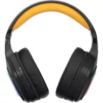 MARVO Pulz 80W vezeték nélküli fejhallgató - fekete - RGB világítás