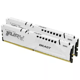   Kingston DDR5 6000MHz 32GB ( 2x16GB ) FURY Beast White CL30 1,4V
