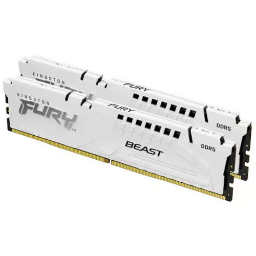Kingston DDR5 6000MHz 32GB ( 2x16GB ) FURY Beast White CL30 1,4V