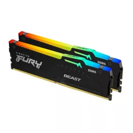   Kingston DDR5 6400MHz 32GB ( 2x16GB ) FURY Beast RGB CL32 1,4V
