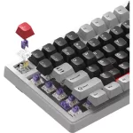 MONKA Storm vezeték nélküli gaming billentyűzet - Fehér - US /MONKA Violet Linear/