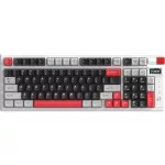 MONKA Storm vezeték nélküli gaming billentyűzet - Fehér - US /MONKA Violet Linear/