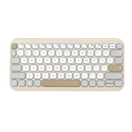   ASUS Marshmallow KW100 vezeték nélküli billentyűzet - HU layout - Oat Milk