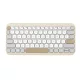 ASUS Marshmallow KW100 vezeték nélküli billentyűzet - HU layout - Oat Milk
