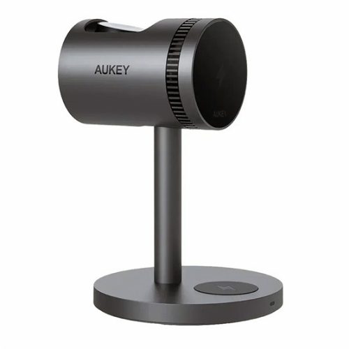Aukey MagFusion 3-in-1 Pro Qi2 aktív hűtésű vezeték nélküli töltőállvány