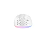 AVAX LW01 PAW3327 RGB gamer egér, fehér