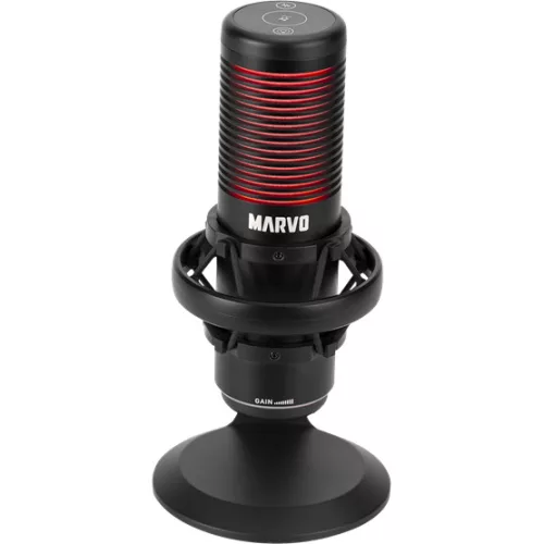 MARVO Blast 60 vezetékes mikrofon - fekete