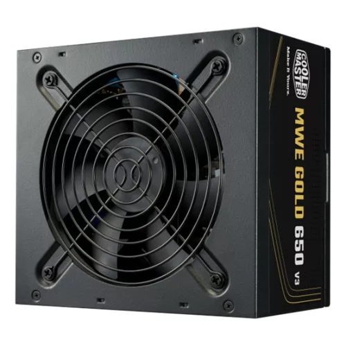 Cooler Master 650W - MWE Gold 650 V3 NM - MPE-6502-ACAAG-3BEU - 80+ Gold - ATX 12V Ver. 2.41 - Fekete Tápegység