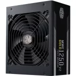 Cooler Master 1250W - MWE Gold 1250 - MPE-C501-AFCAG-3EEU - 80+ Gold ATX3.1 - Fekete Tápegység