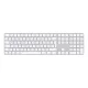 Apple Magic Keyboard (2024) w Touch ID and Numeric Keypad - Hungarian - White Keys