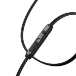 Baseus Encok H19 Wired Earphones 3,5 mm jack mikrofonos fülhallgató, fekete