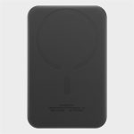 Baseus Magnetic Mini vezeték nélküli gyorstöltő powerbank 5000 mAh, 20W, fekete + 60W USB Type-C, 30cm kábel