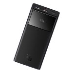 Baseus Star-Lord gyorstöltő powerbank 30000 mAh, 30W, fekete + 3A USB Type-A – Type-C, 30cm kábel