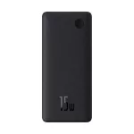 Baseus Airpow Lite powerbank 10000 mAh, 15W, fekete + USB Type-C, 30cm kábel