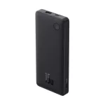 Baseus Airpow Lite powerbank 10000 mAh, 15W, fekete + USB Type-C, 30cm kábel