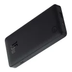 Baseus Airpow Lite powerbank 10000 mAh, 15W, fekete + USB Type-C, 30cm kábel