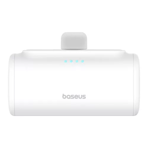Baseus Compact gyorstöltő powerbank 5000 mAh, 20W USB Type-C csatlakozóval, fehér